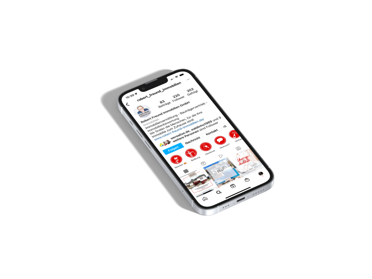 Immobilienmakler Social Media